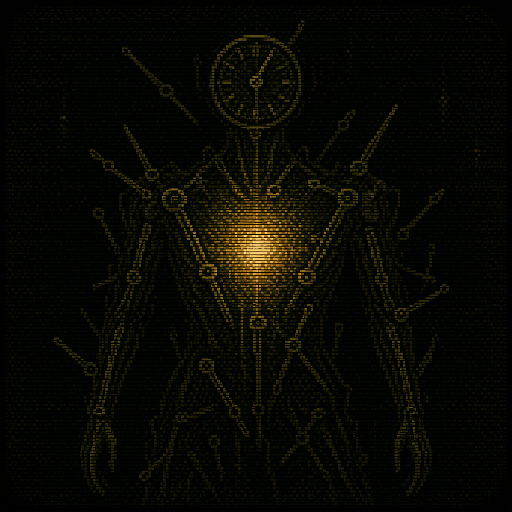 Pixel-art mori: the small hours